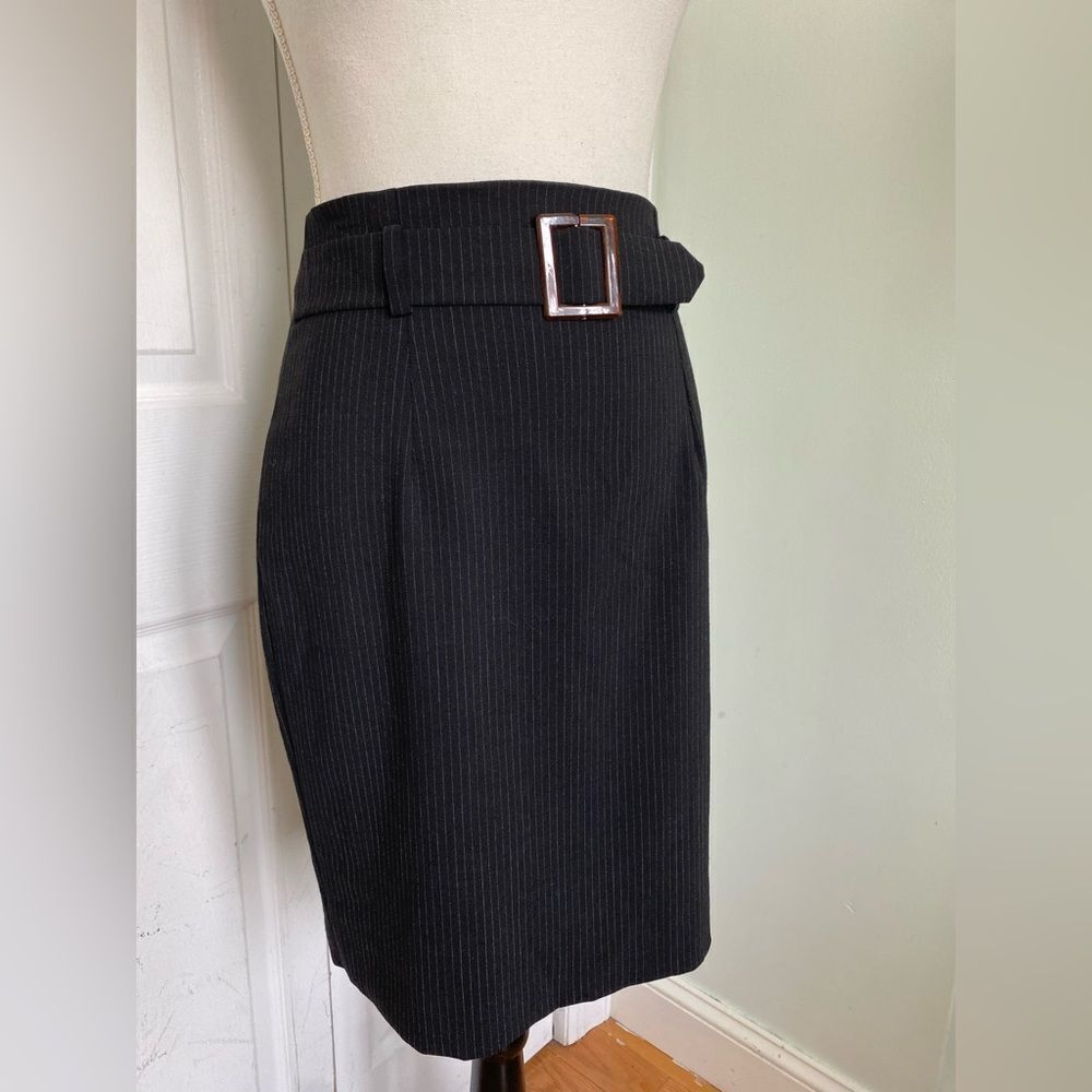 Y2K /90s Chic Pin Stripe Bestini Paris Skirt